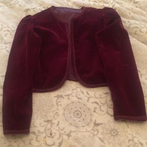 Velvet Bolero Jacket